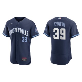 Andrew Chafin #39 Cubs 2021 City Connect Jersey Navy Authentic