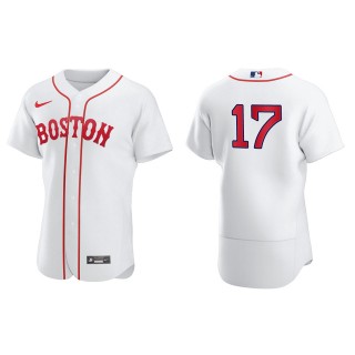 Nathan Eovaldi #17 Red Sox 2021 Patriots' Day Jersey White Authentic