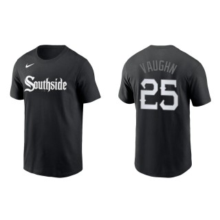 Andrew Vaughn #25 White Sox 2021 City Connect T-Shirt Black