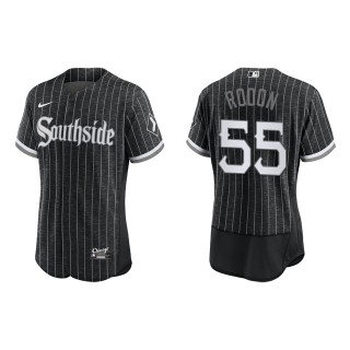 Carlos Rodon #55 White Sox 2021 City Connect Jersey Black Authentic