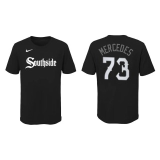 Youth Yermin Mercedes #73 White Sox 2021 City Connect T-Shirt Black
