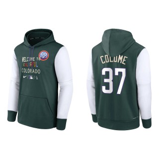 Alex Colome Men's Colorado Rockies Green Authentic Collection 2022 City Connect Therma Performance Pullover Hoodie