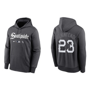 Andrew Benintendi Chicago White Sox Nike Anthracite City Connect Performance Hoodie