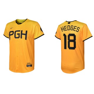 Austin Hedges Youth Pittsburgh Pirates Gold City Connect Jersey