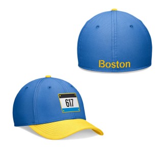 Boston Red Sox Light Blue Gold 2024 City Connect Swoosh Flex Hat