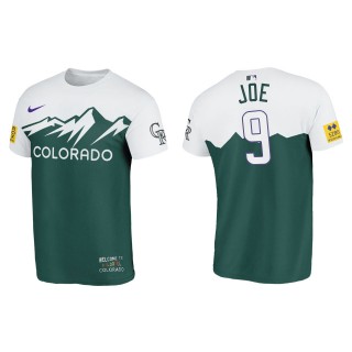 Connor Joe Men's Colorado Rockies Green 2022 City Connect T-Shirt