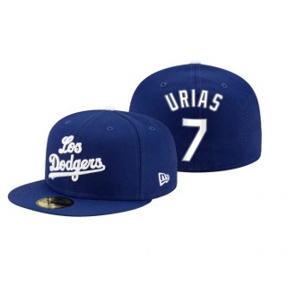 Los Angeles Dodgers Julio Urias Royal 2021 City Connect 59FIFTY Hat