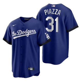 Los Angeles Dodgers Mike Piazza Royal 2021 City Connect Replica Jersey