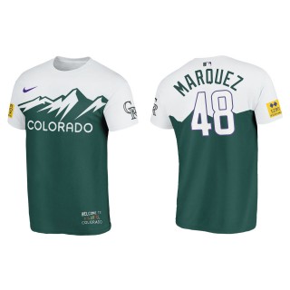 German Marquez Men's Colorado Rockies Green 2022 City Connect T-Shirt