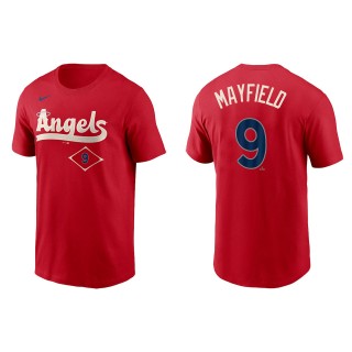 Jack Mayfield Men's Los Angeles Angels Nike Red 2022 City Connect Name & Number T-Shirt