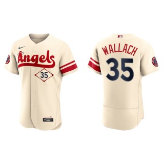 Angels Chad Wallach Cream 2022 City Connect Authentic Jersey