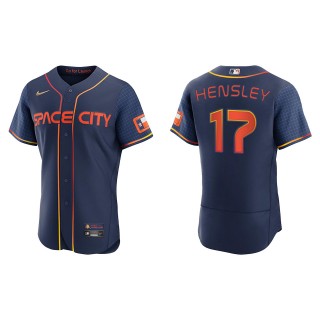 David Hensley Navy City Connect Authentic Jersey