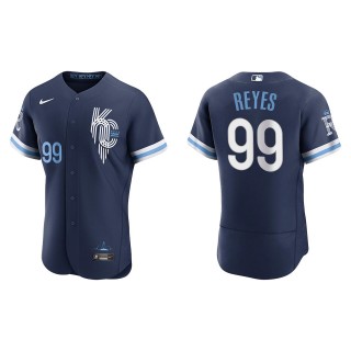 Franmil Reyes Navy City Connect Authentic Jersey