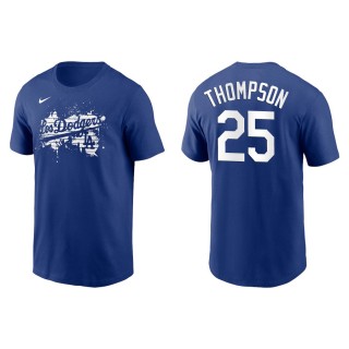 Dodgers Trayce Thompson Royal City Connect Graphic T-Shirt