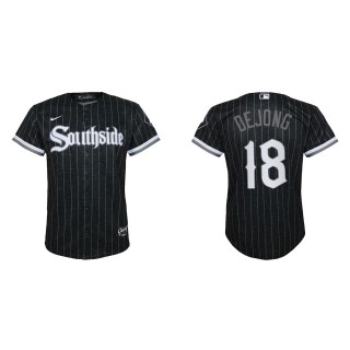 Youth Paul DeJong White Sox Black City Connect Replica Jersey
